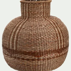 Vase*alinea Vase boule en jonc de mer D50cm - Naturel