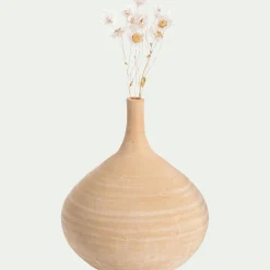 Vase*alinea Vase boule en terre cuite H21cm - Beige
