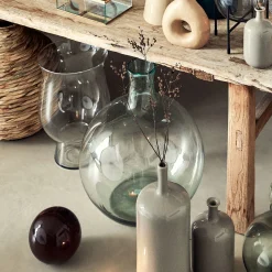 Vase*alinea Vase boule en verre recyclé - D32xH45cm Transparent