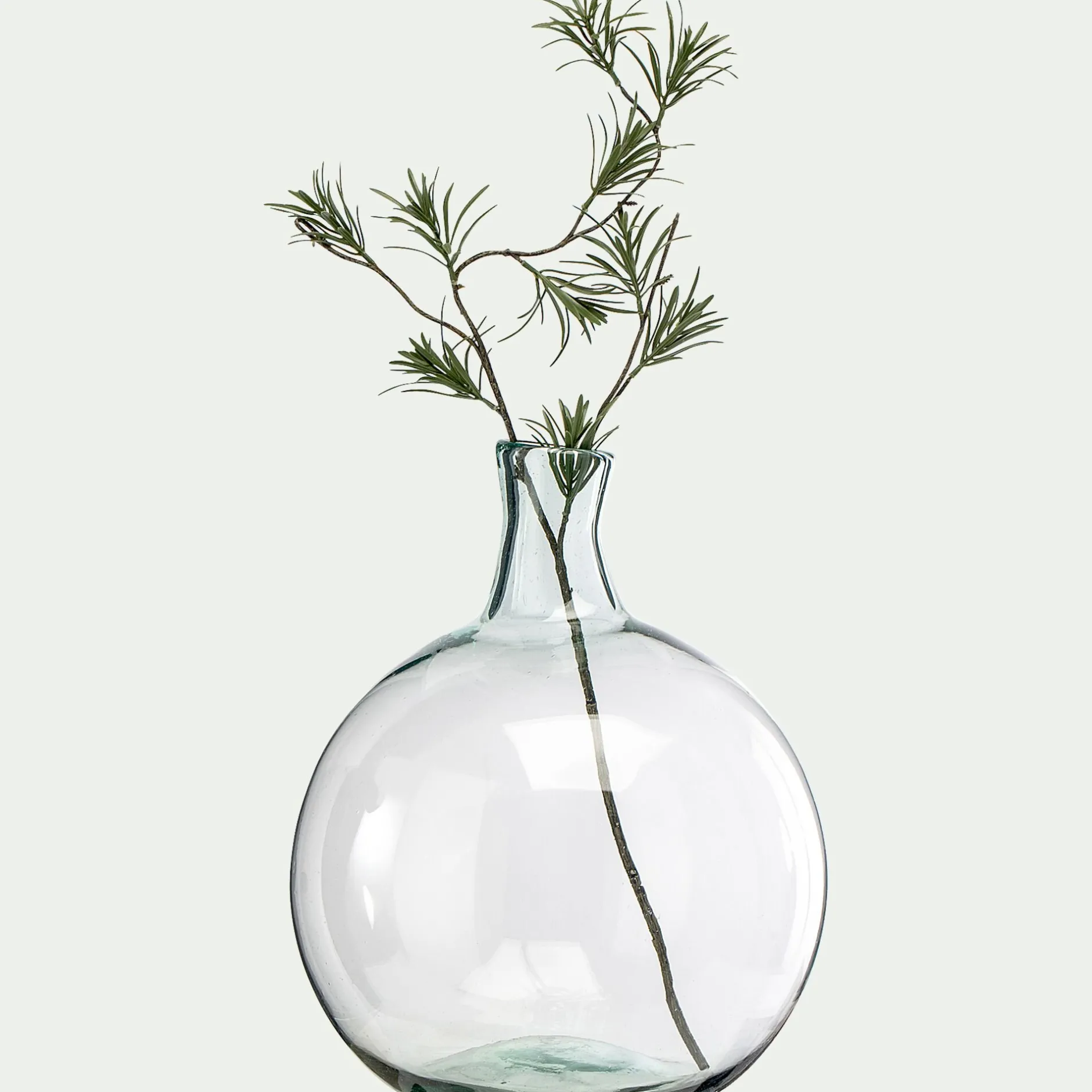 Vase*alinea Vase boule en verre recyclé - D32xH45cm Transparent