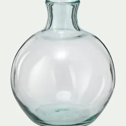 Vase|Vase Et Branchage De Noël*alinea Vase boule en verre recyclé H24cm - Transparent