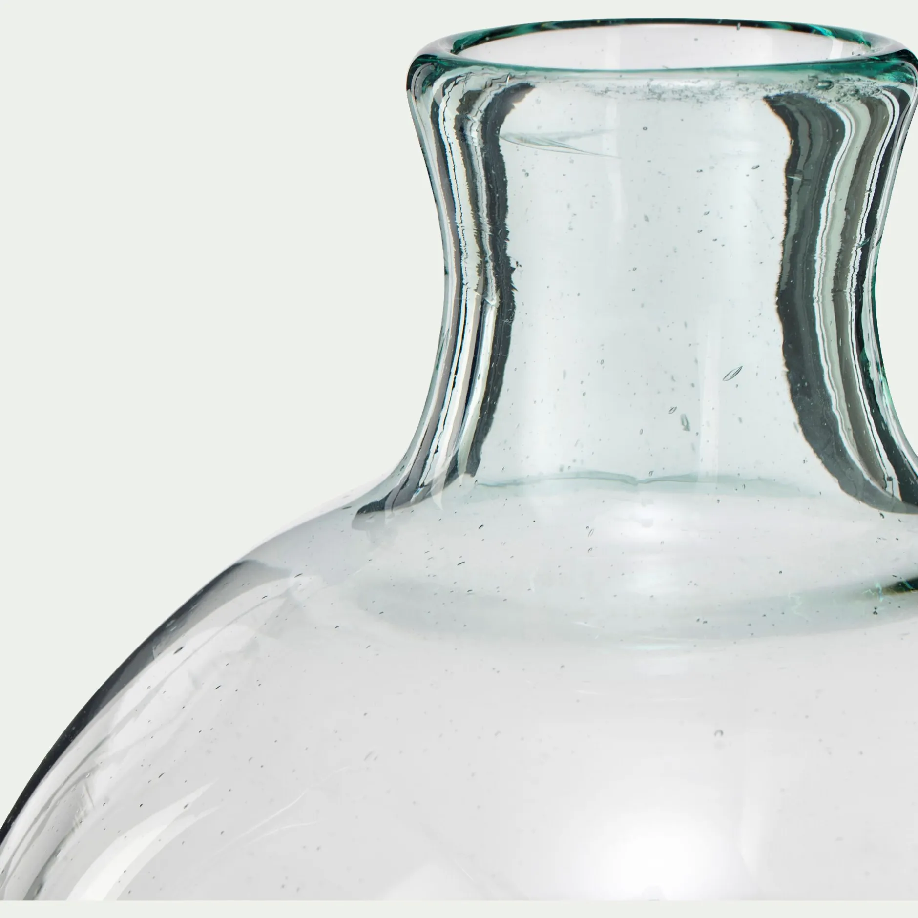 Vase|Vase Et Branchage De Noël*alinea Vase boule en verre recyclé H24cm - Transparent