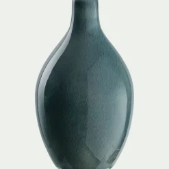 Vase*alinea Vase bouteille en grès H15cm - Bleu