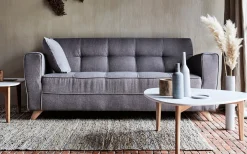 Vase*alinea Vase bouteille en polystone effet béton H24cm - clair Gris