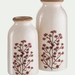 Vase*alinea Vase classique en céramique H15,3cm - Blanc