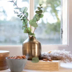 Vase|Vase Et Branchage De Noël*alinea Vase classique en fer H13cm - doré