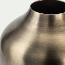 Vase|Vase Et Branchage De Noël*alinea Vase classique en fer H13cm - doré