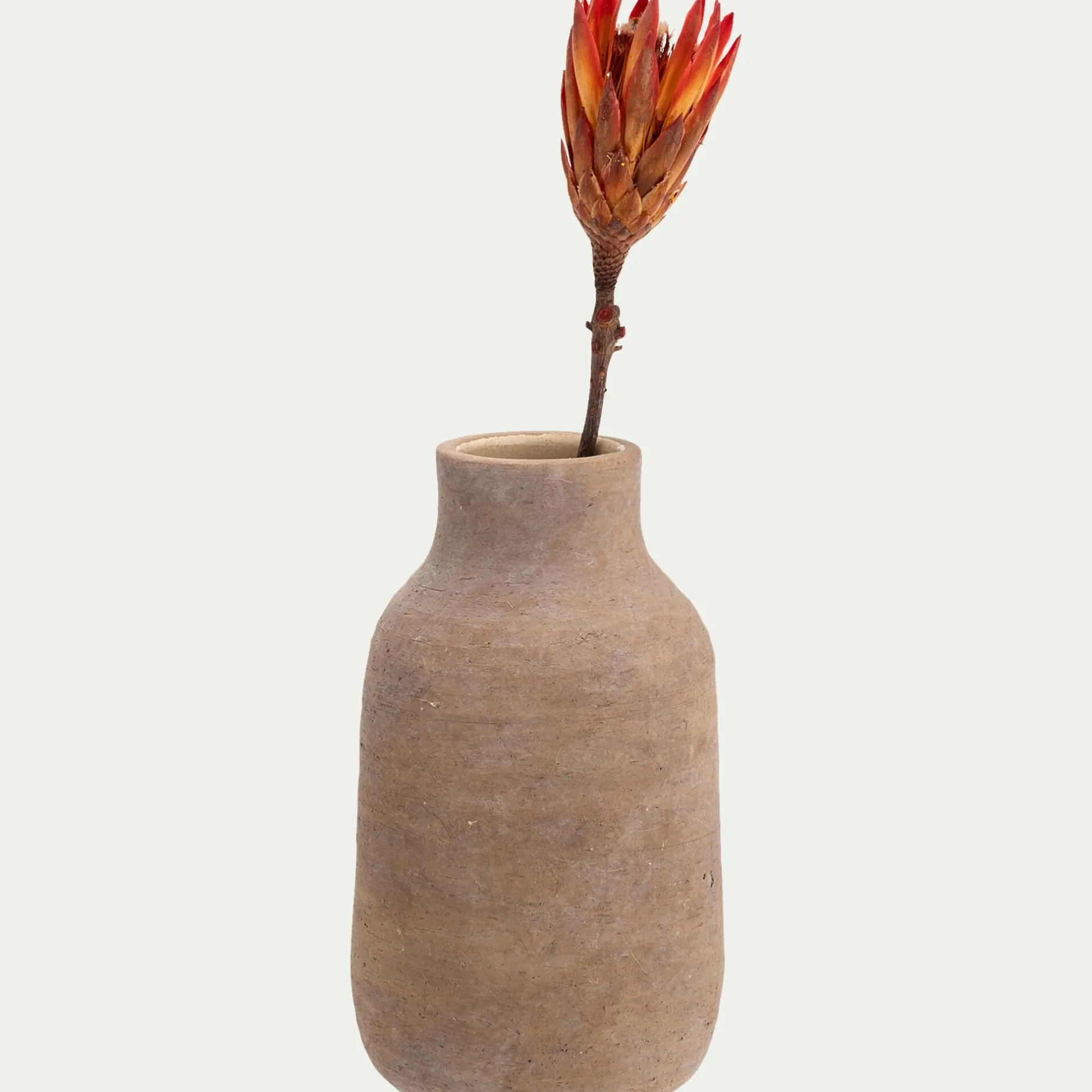 Vase*alinea Vase classique en grès H24cm - Marron