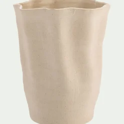 Vase*alinea Vase contemporain en grès H24,5cm - Beige