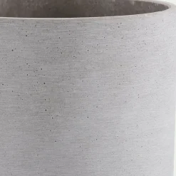 Vase*alinea Vase contemporain en polystone effet béton H22cm - Gris