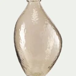 Vase|Vase Et Branchage De Noël*alinea Vase contemporain en verre recyclé H34cm - Orange