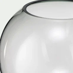 Vase*alinea Vase contemporain en verre teinté H32cm - Gris