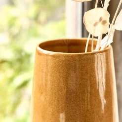 Vase*alinea Vase en faïence H34,5cm - miel Jaune