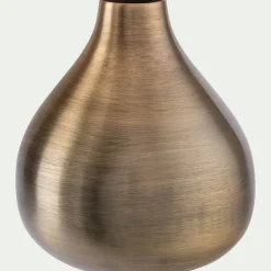 Vase|Vase Et Branchage De Noël*alinea Vase en fer H9cm - Doré