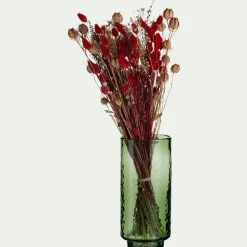 Vase*alinea Vase en verre martelé H28,5cm - Vert