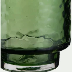 Vase*alinea Vase en verre martelé H28,5cm - Vert