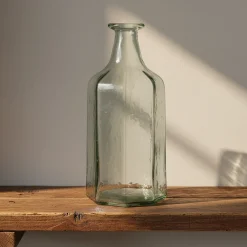 Vase*alinea Vase en verre sculpté D11xH25cm - Transparent