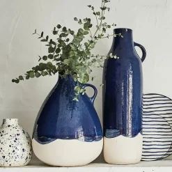 Vase*alinea Vase pichet en faïence H33,5cm - Bleu