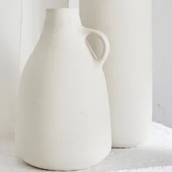 Vase*alinea Vase pichet en faïence H27cm - Blanc