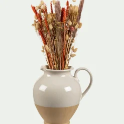 Vase*alinea Vase pichet en grès H26,2cm - Blanc