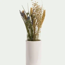 Vase*alinea Vase tube en céramique H15cm - Blanc
