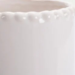 Vase*alinea Vase tube en céramique H15cm - Blanc