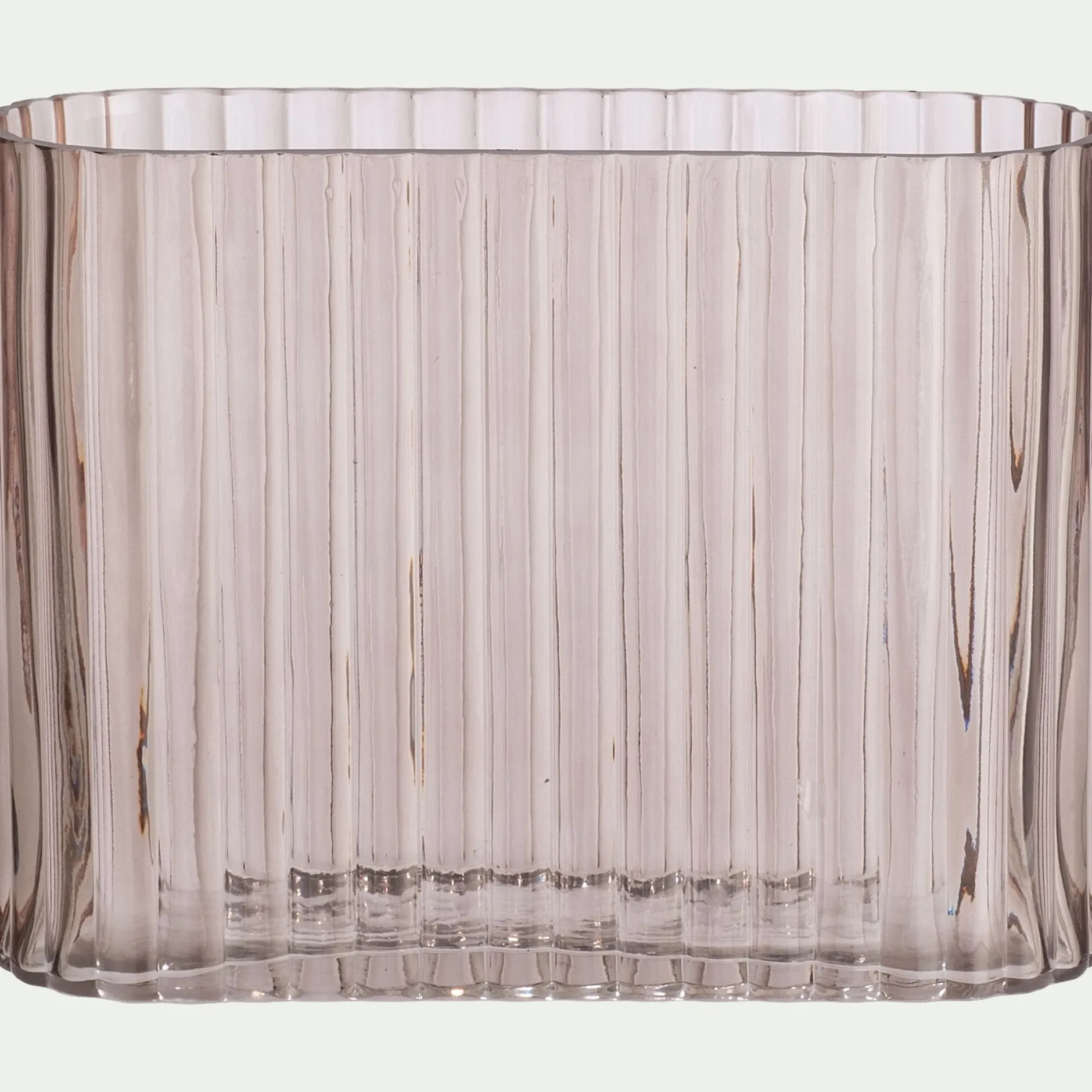 Vase*alinea Vase tube en verre H20cm - gris