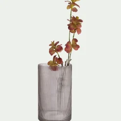 Vase*alinea Vase tube en verre H25cm - gris
