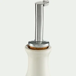 Salière Et Poivrière*alinea Vinaigrier en céramique - blanc