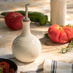 Salière Et Poivrière*alinea Vinaigrier en céramique - blanc