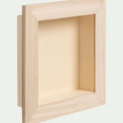 Loisirs Créatifs*alinea Vitrine à décorer en peuplier 15x15cm - Naturel
