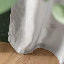 Matelas Enfant|Bureau Enfant*alinea Voilage à œillets en polyester 135x250cm - borie Gris