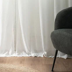 Voilage*alinea Voilage à œillets en polyester 135x300cm - ventoux Blanc