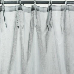 Voilage*alinea Voilage à nouettes en coton 105x250cm - Gris
