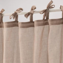 Voilage*alinea Voilage à nouettes en polyester et coton 130x250cm - alpilles Beige