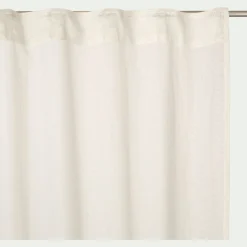 Voilage*alinea Voilage à pattes cachées en coton ajouré 140x260cm - sable Beige