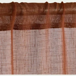 Voilage*alinea Voilage passe-tringle en polyester 140x250cm - Terracotta