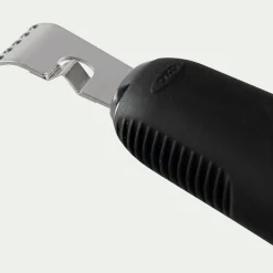 Ustensile De Cuisine*alinea Zesteur canneleur en inox - Noir